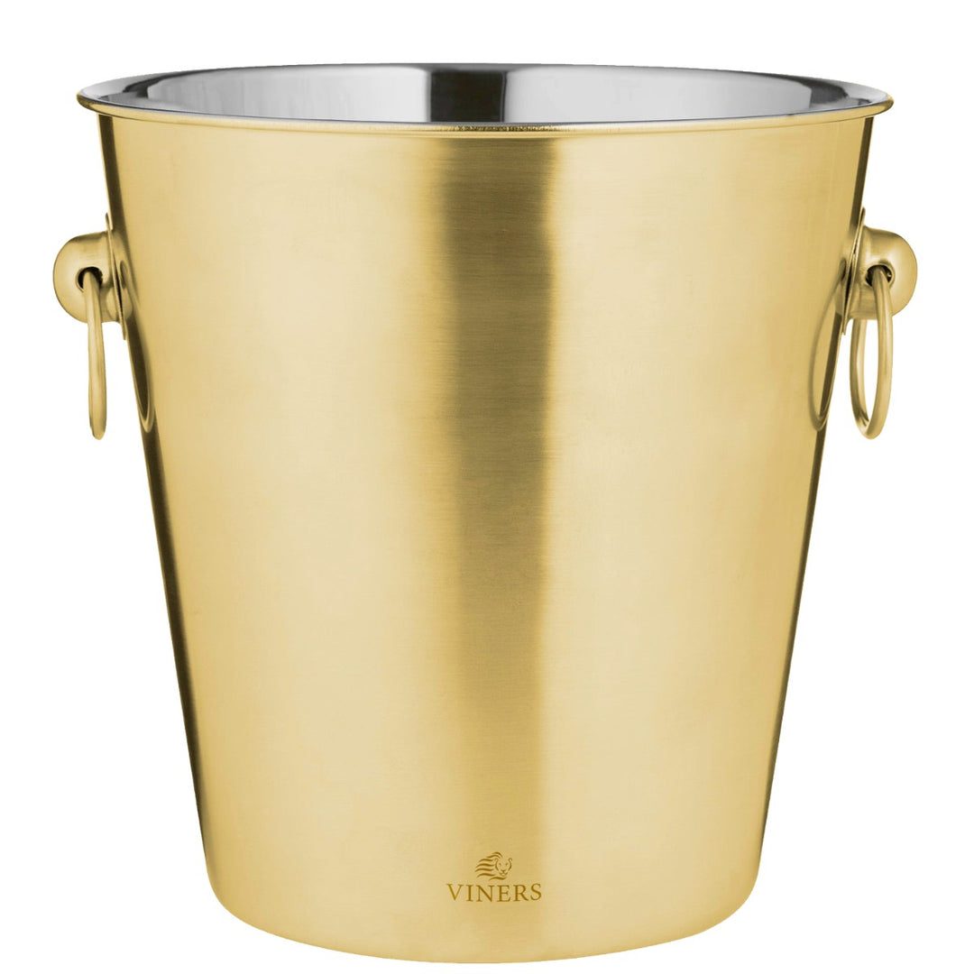 Viners Barware Gold Champagne Bucket - 4L