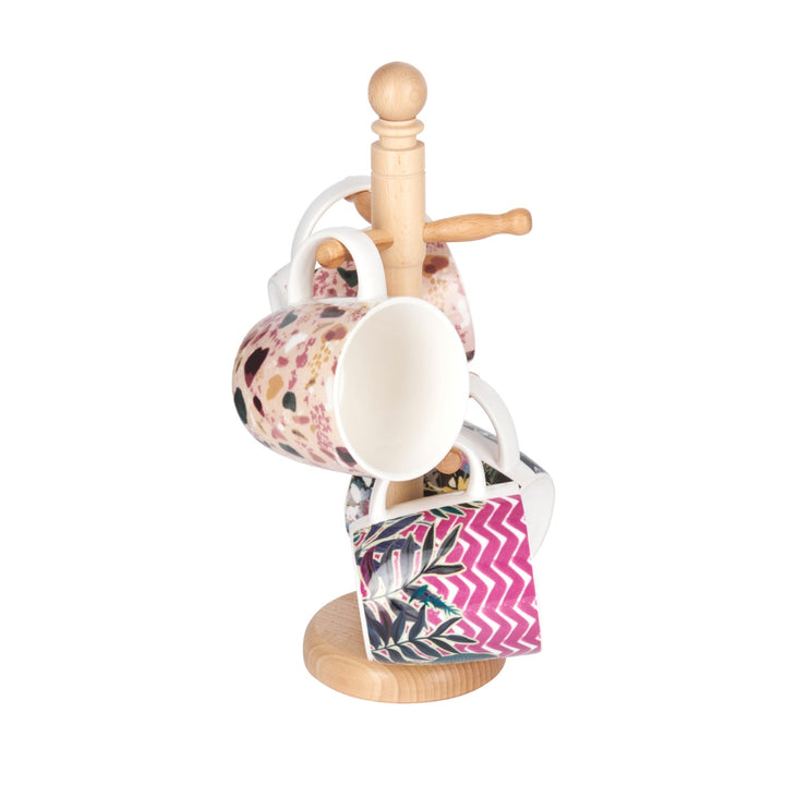 KitchenCraft Beechwood Mug Tree