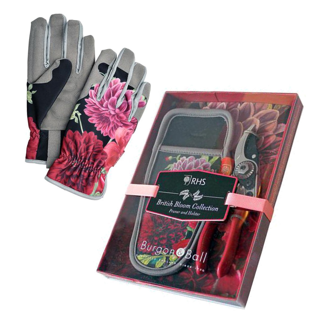 Burgon & Ball British Bloom Set - Gloves & Pruner/Holster