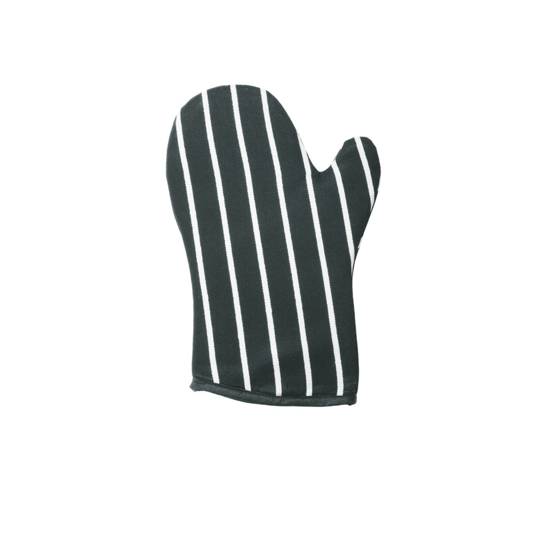 Dexam Butchers Stripe Oven Gauntlet - Slate Grey