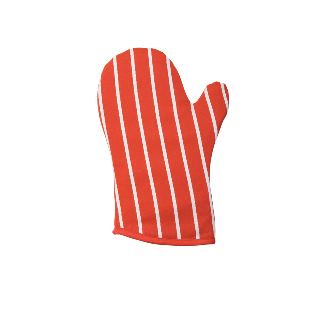 Dexam Butchers Stripe Oven Gauntlet - Red