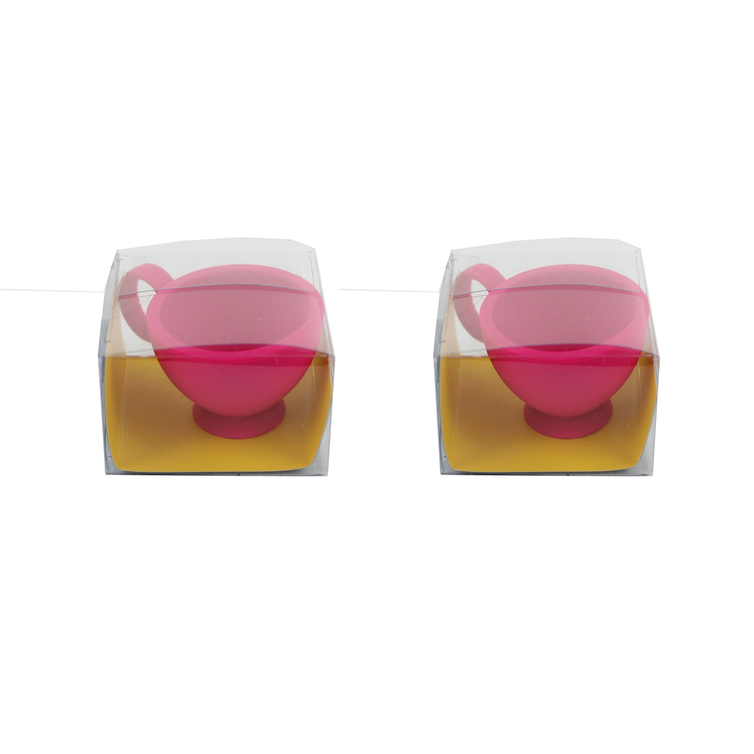 Colourworks Silicone Egg Cup Set - Pink