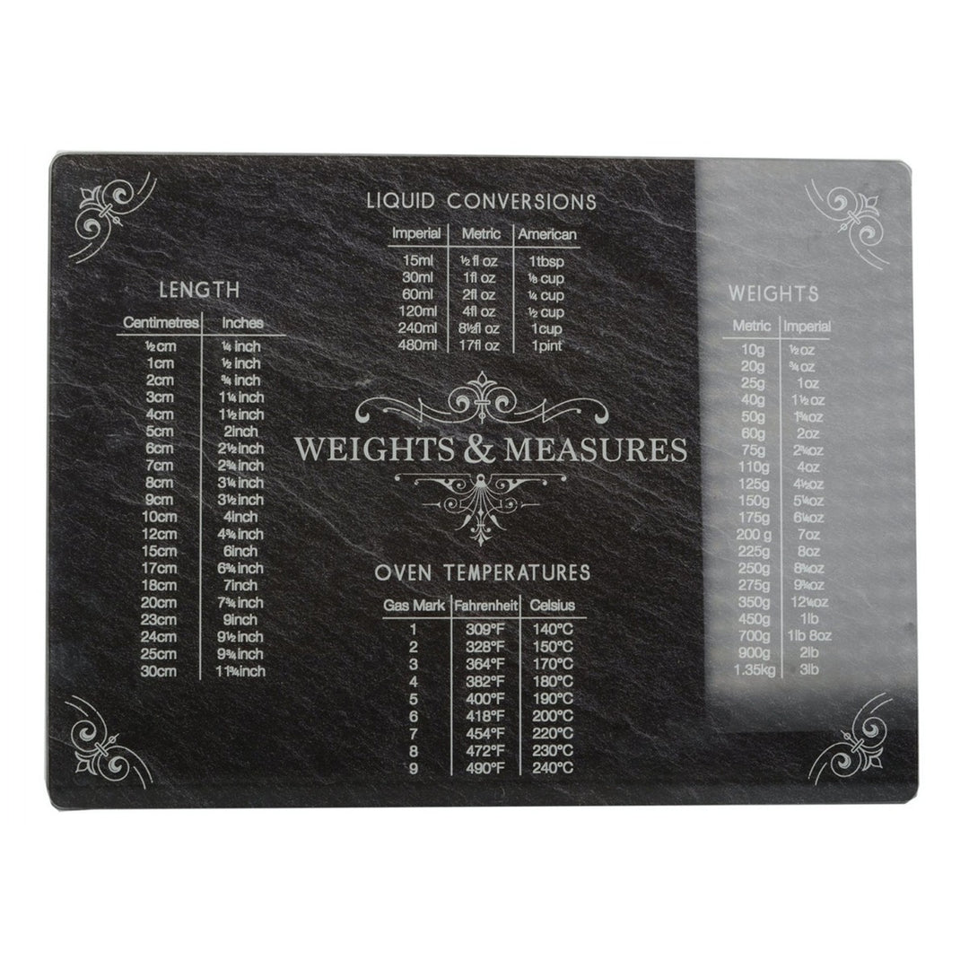 Creative Tops Weights & Measures Slate Effect Worktop Protector