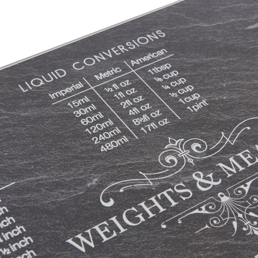 Creative Tops Weights & Measures Slate Effect Worktop Protector