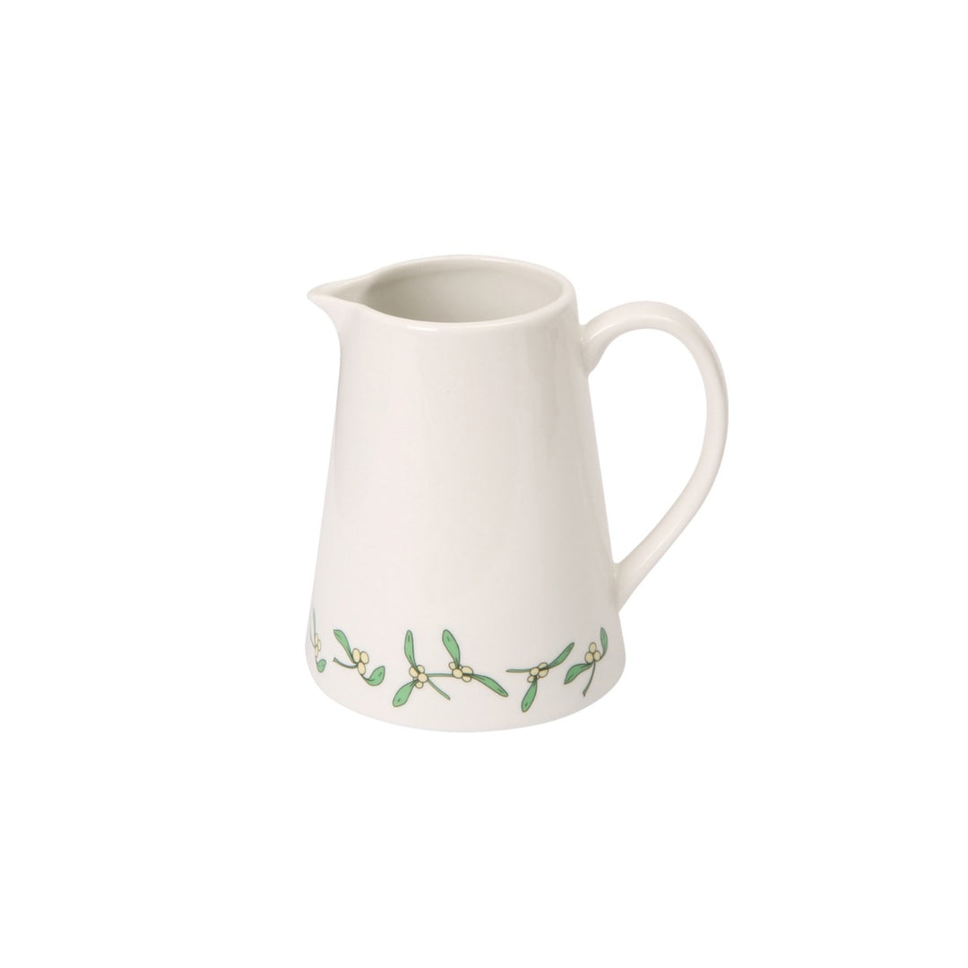 Dexam RHS Ivory Mistletoe Ceramic Milk Jug