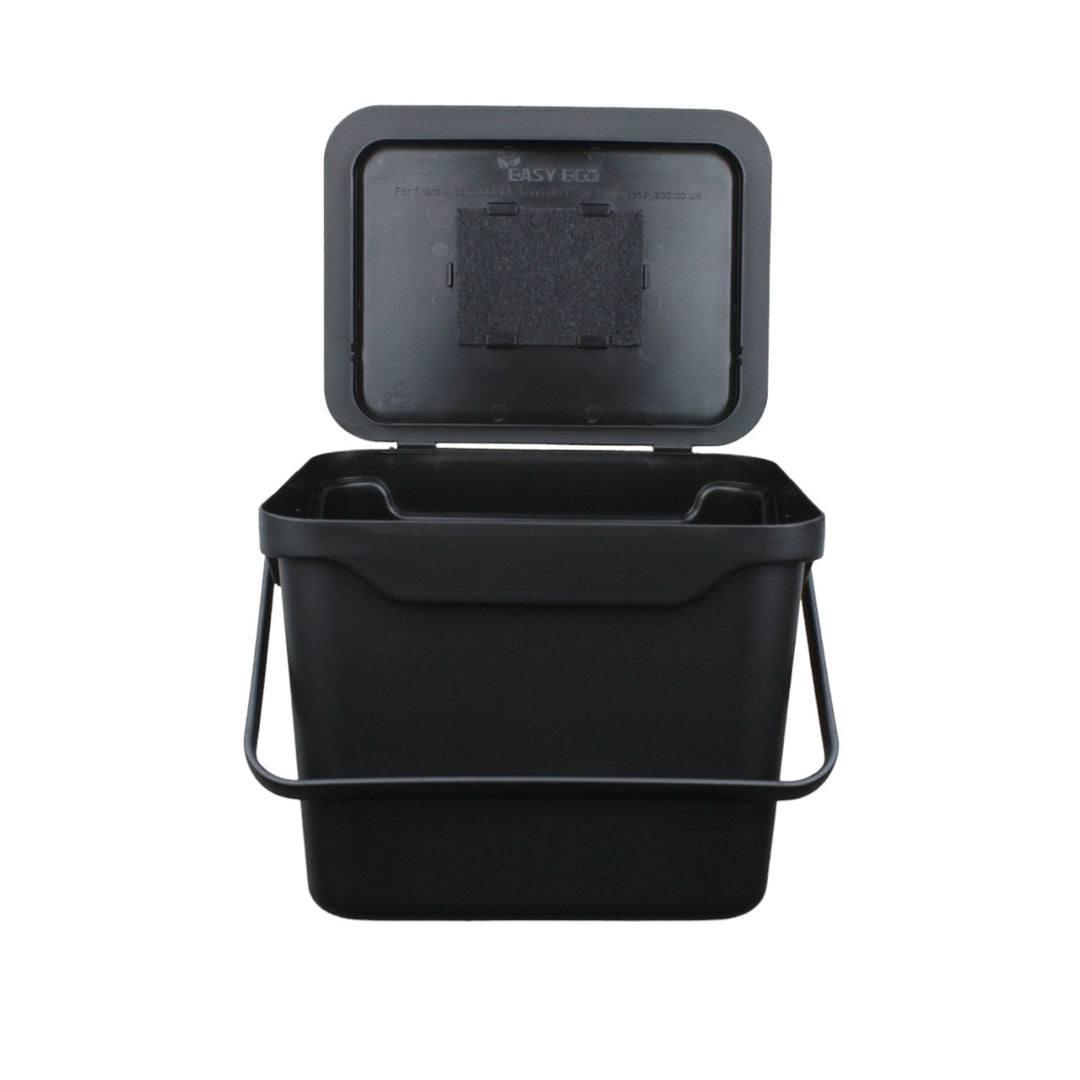 Easy Eco Black Kitchen Caddy - 5L Size