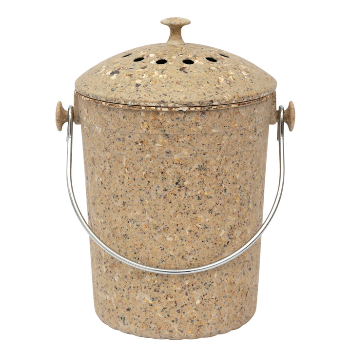 Eddingtons Brown Natural Fibre Compost Pail