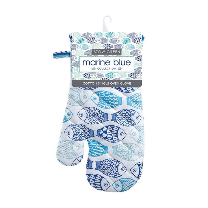 Stow Green Marine Blue Single Oven Glove