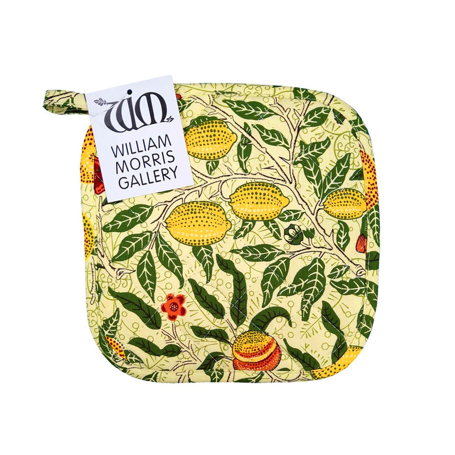 William Morris Fruit pot holder square for cooking