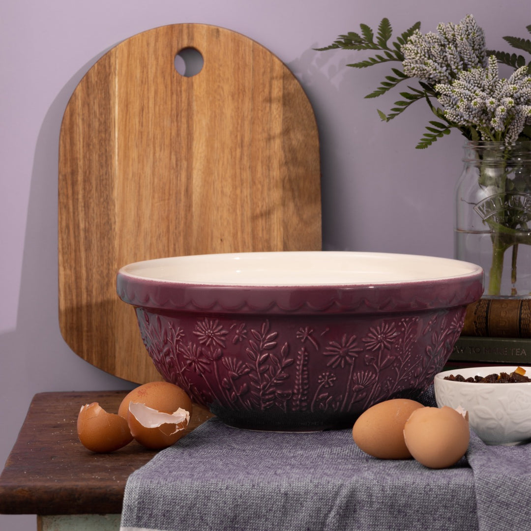Mason Cash In the Meadow Mulberry Mixing Bowl - 2.7L