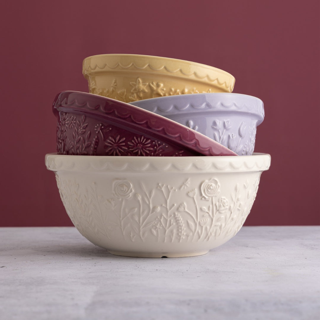 Mason Cash In the Meadow Mulberry Mixing Bowl - 2.7L