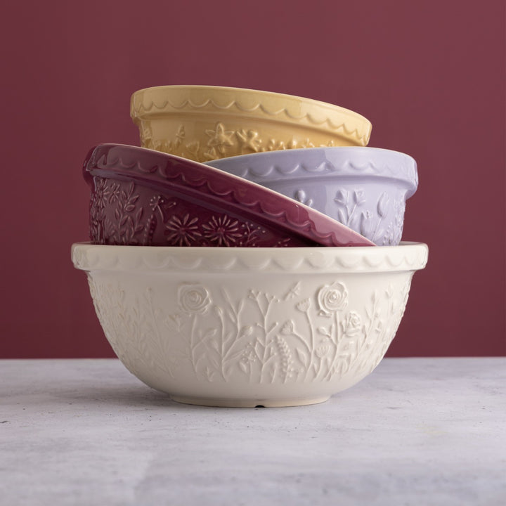 Mason Cash In the Meadow Mulberry Mixing Bowl - 2.7L
