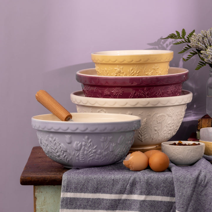 Mason Cash In the Meadow Mulberry Mixing Bowl - 2.7L