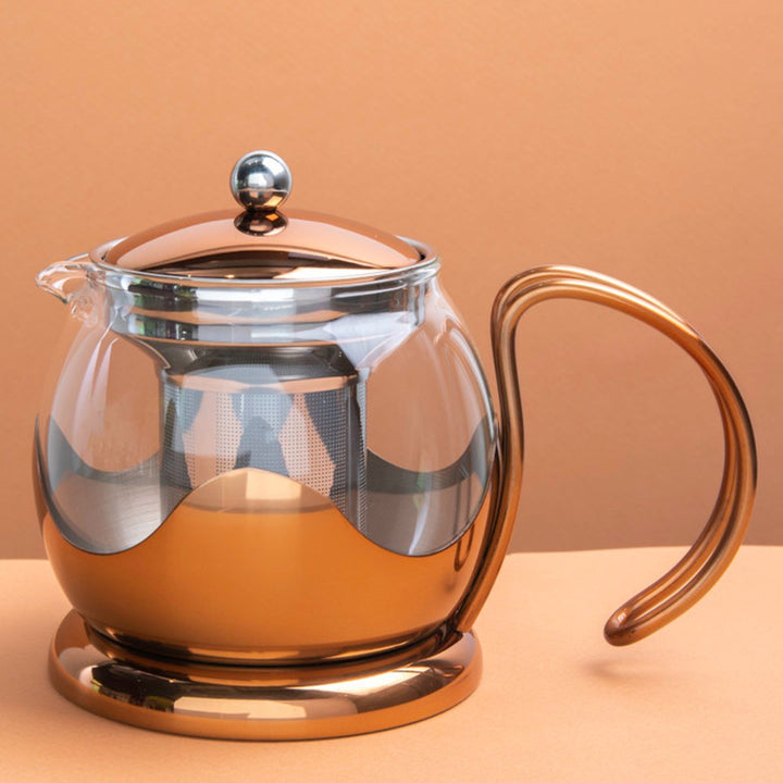La Cafetiére Izmir Copper Glass Teapot - 2 Cup