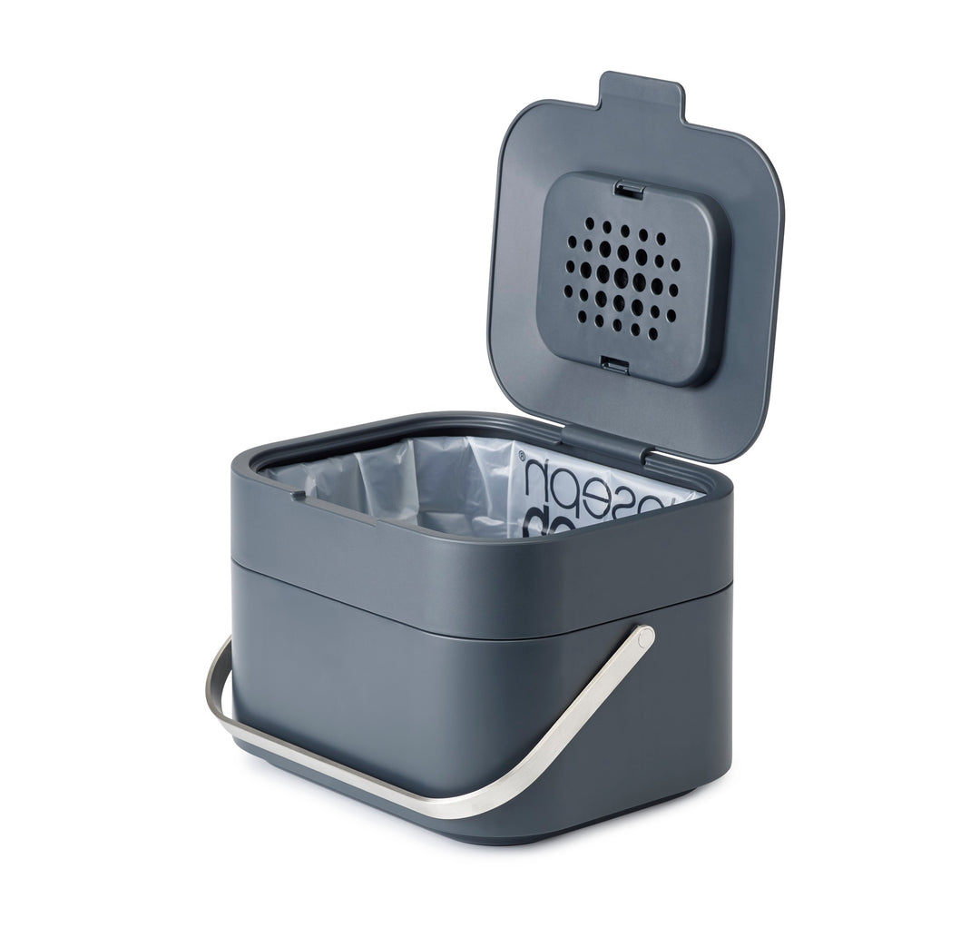 Joseph Joseph Stack 4 Graphite Food Waste Caddy - 4L