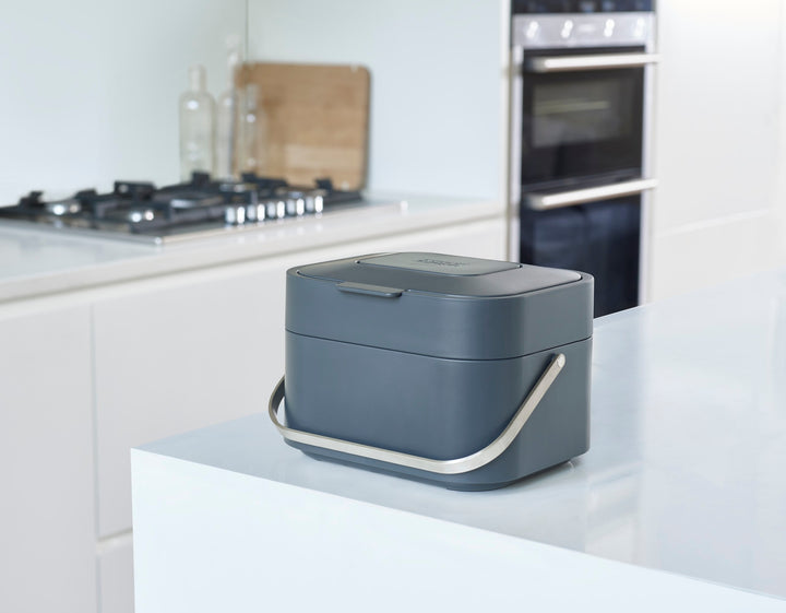 Joseph Joseph Stack 4 Graphite Food Waste Caddy - 4L