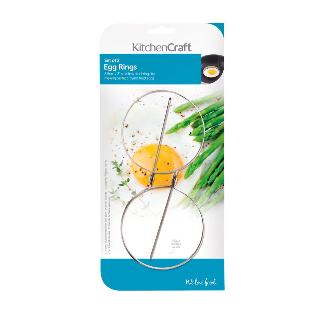 KitchenCraft Stainless Steel Egg Rings