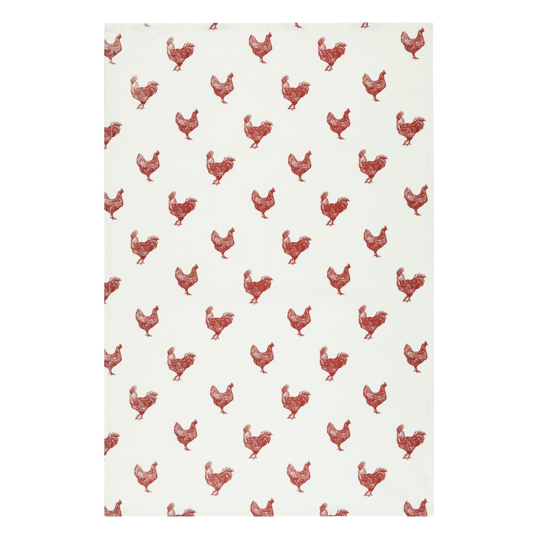 KitchenCraft French Hen Tea Towels Set