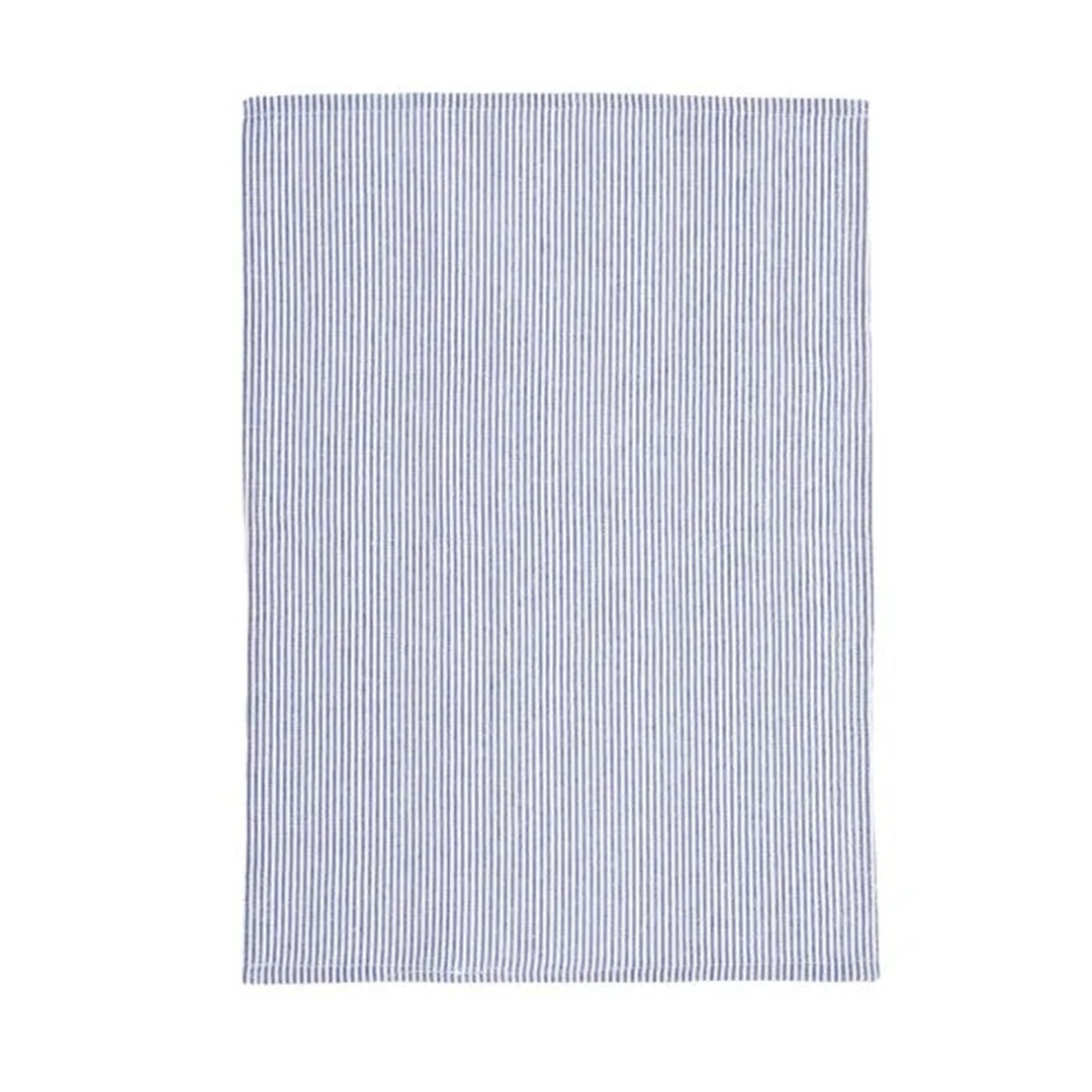 Le Chateau Woven Stripe Tea Towels Set - Black
