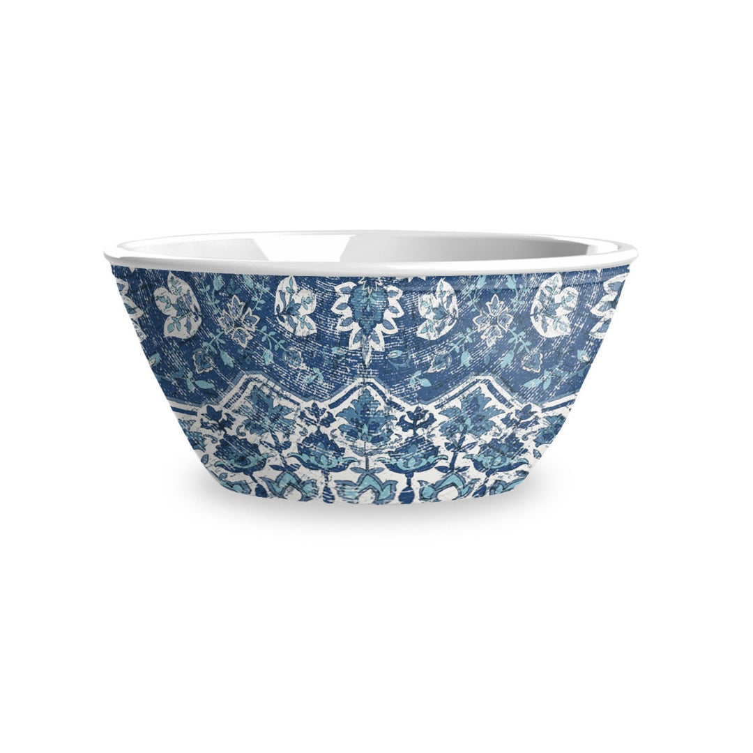 Atlantic Blue Melamine Salad Bowl & Low Bowls Set
