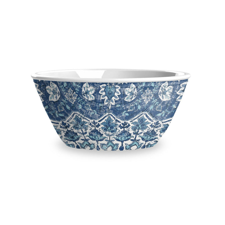 Atlantic Blue Melamine Salad Bowl & Low Bowls Set