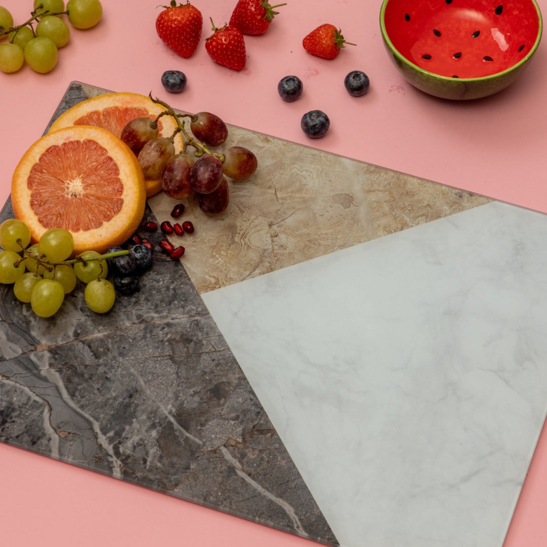 Typhoon Marbled Stone Effect Worktop Protector
