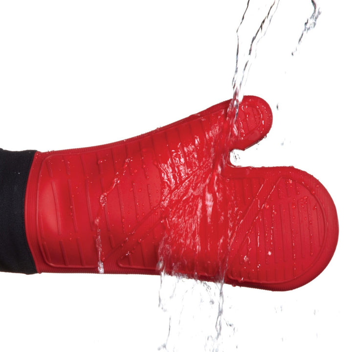 MasterClass Silicone Oven Gauntlet - Red