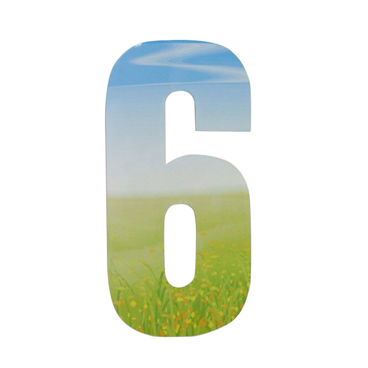 Wheelie Bin/Recycling Box Number Sticker Label - Meadow