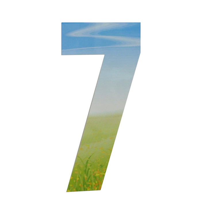 Wheelie Bin/Recycling Box Number Sticker Label - Meadow