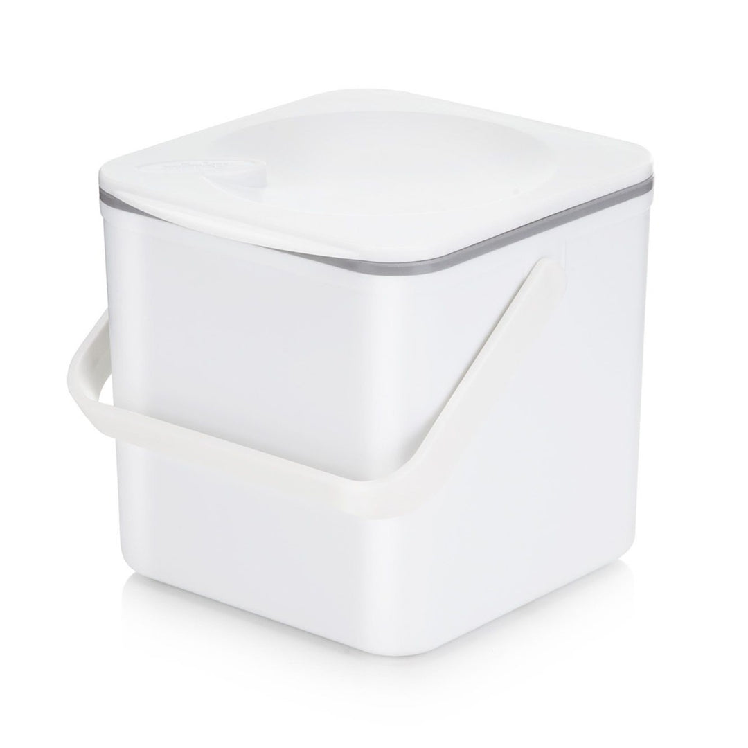 Minky White Compost Caddy - 3.5L Size