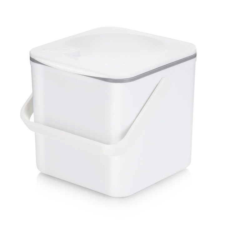 Minky White Compost Caddy - 3.5L Size