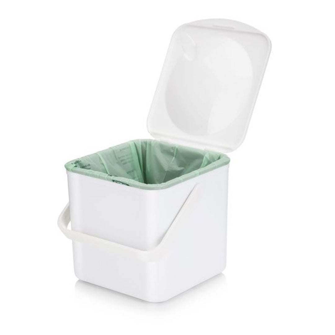 Minky White Compost Caddy - 3.5L Size