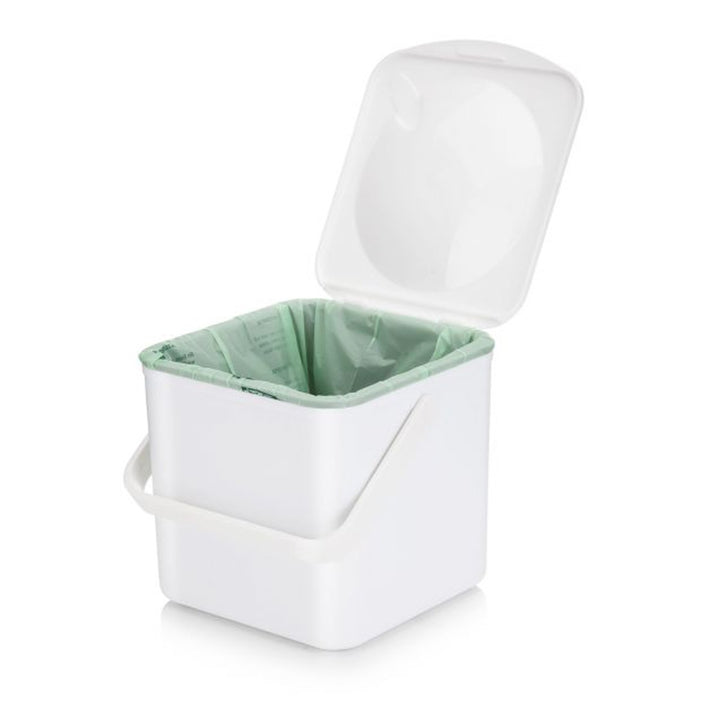 Minky White Compost Caddy - 3.5L Size