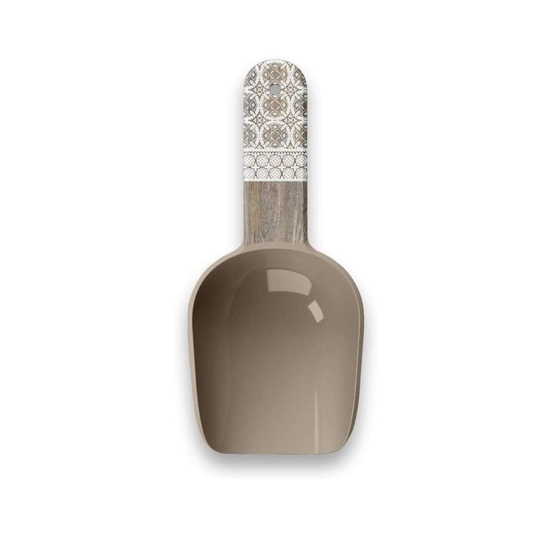 Moroccan Wood Melamine Pet Scoop - One Cup