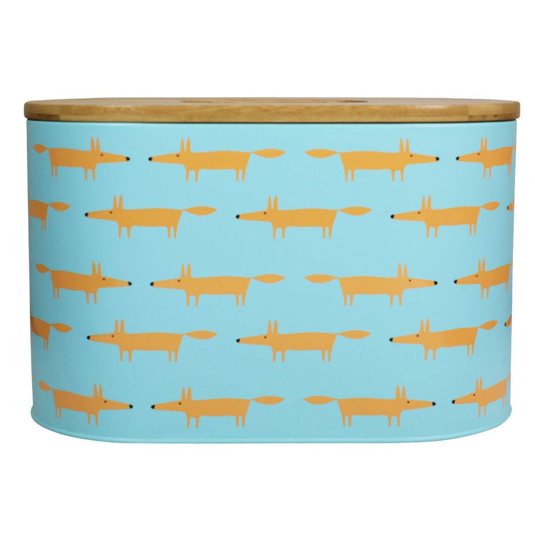 Scion Mr Fox Blue Bread Bin