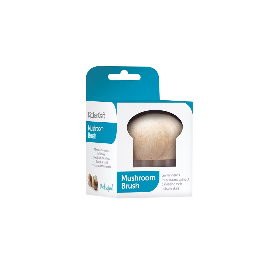 KitchenCraft Wooden Handled Mushroom Brush