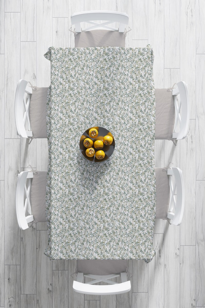 Le Chateau Wipe Clean Tablecloth - Green Botany