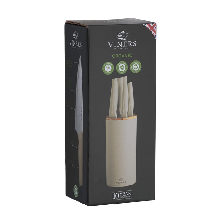 Viners Organic Natural Knife Block