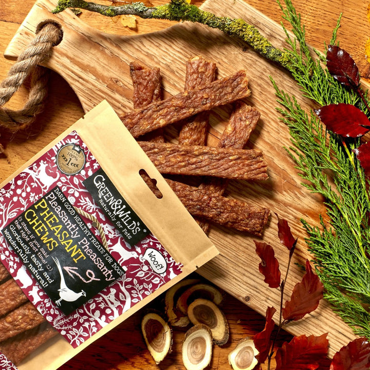 Green & Wilds Eco Dog Treats - Pheasant Chews