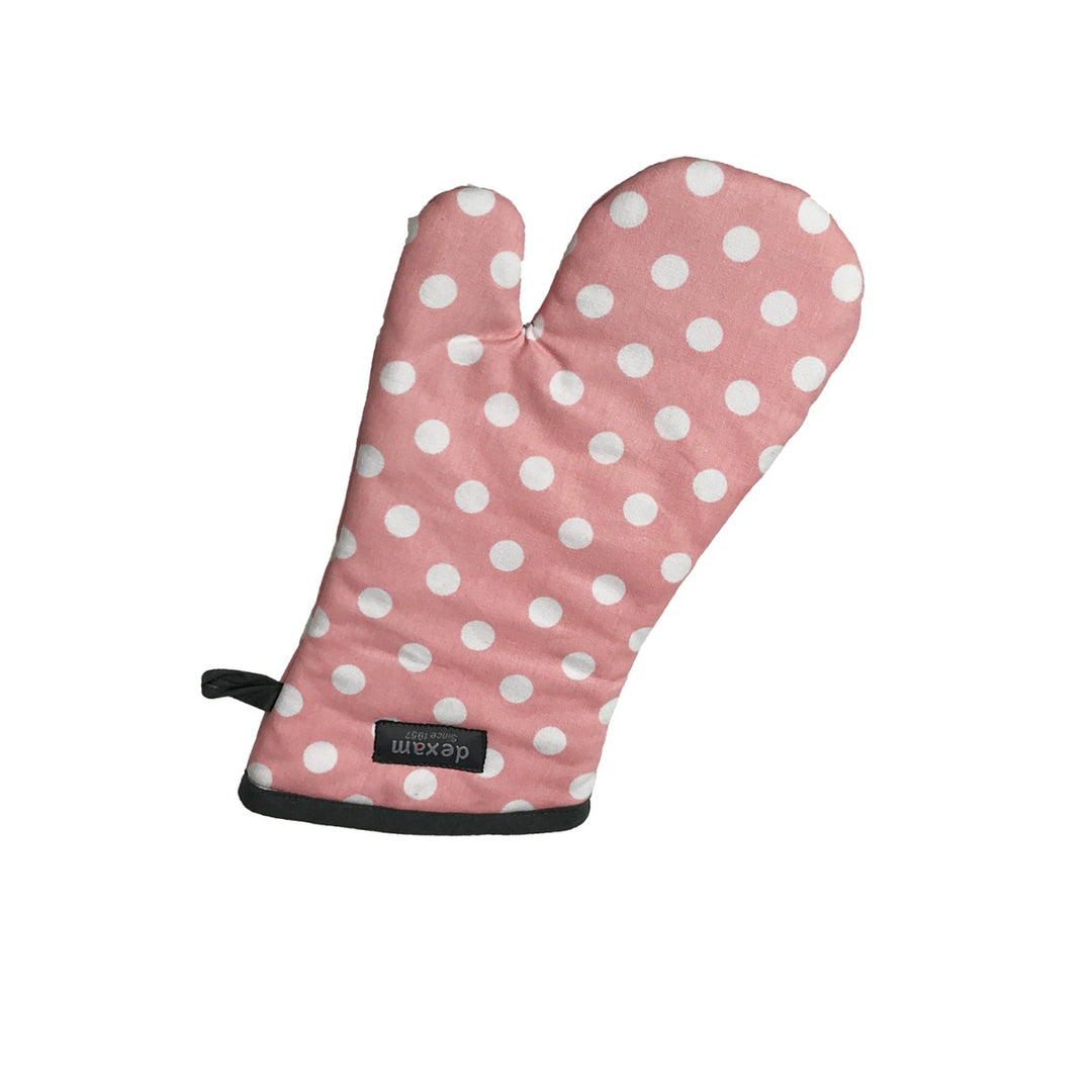 Dexam Polka Oven Gauntlet - Blush Pink