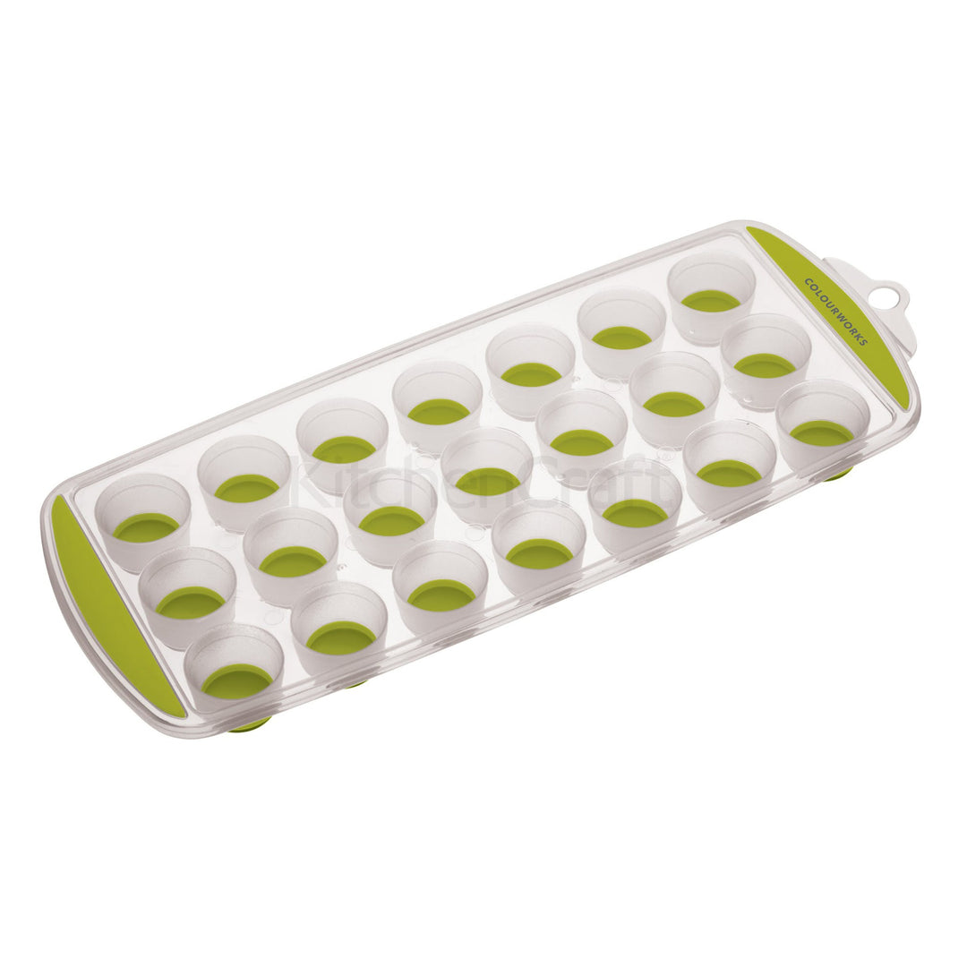 Colourworks Pop-Out Ice Cube Tray - Green