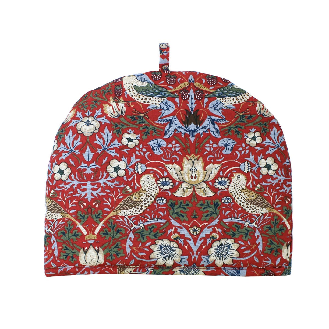 Le Chateau William Morris Strawberry Thief Tea Cosy - Red