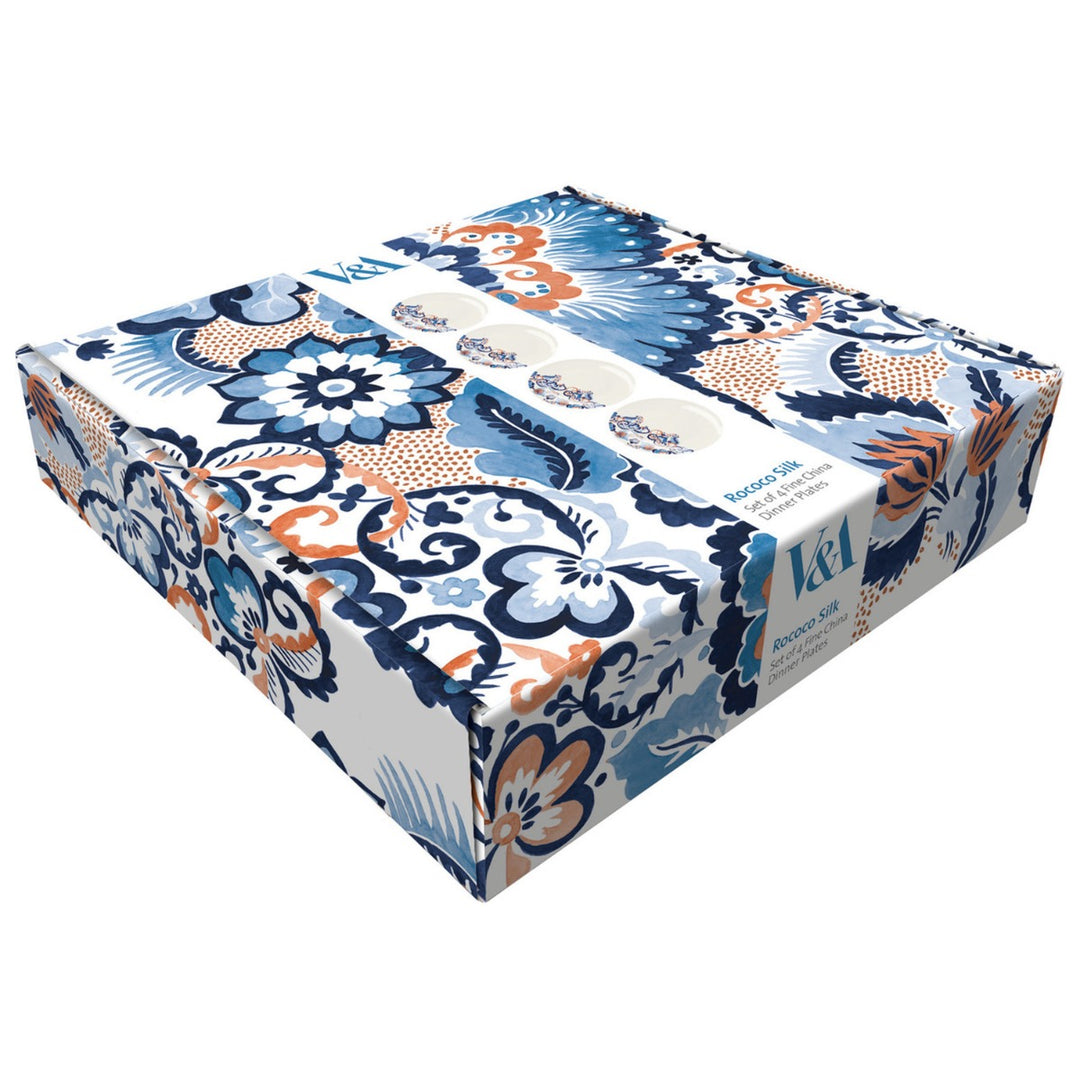 featuring the V&A Rococo Silk design.
