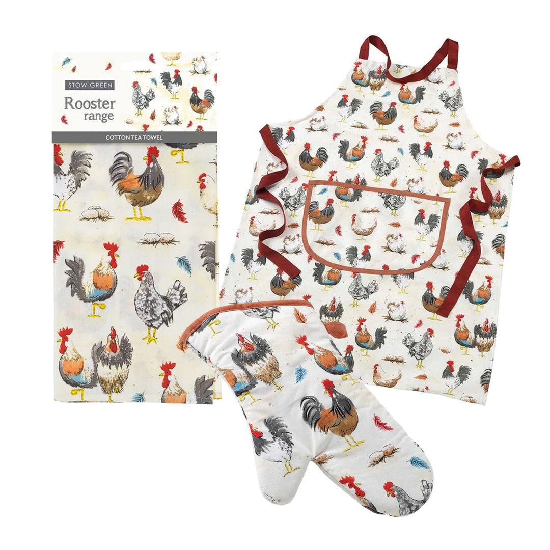 Stow Green Rooster Kitchen Linen Set