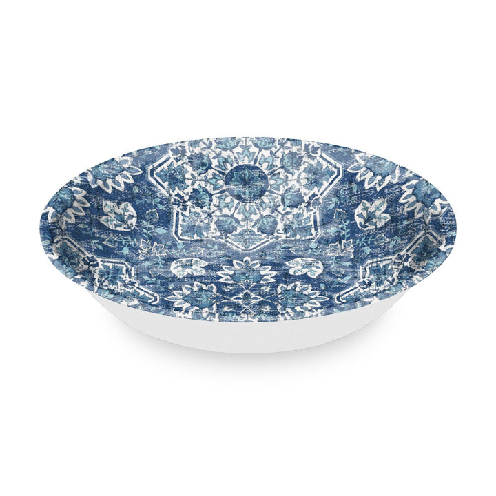 Atlantic Blue Melamine Salad Serve Bowl