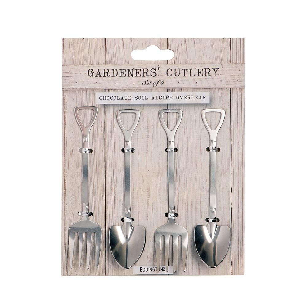 Eddingtons Gardeners Cutlery Shovels & Forks Set
