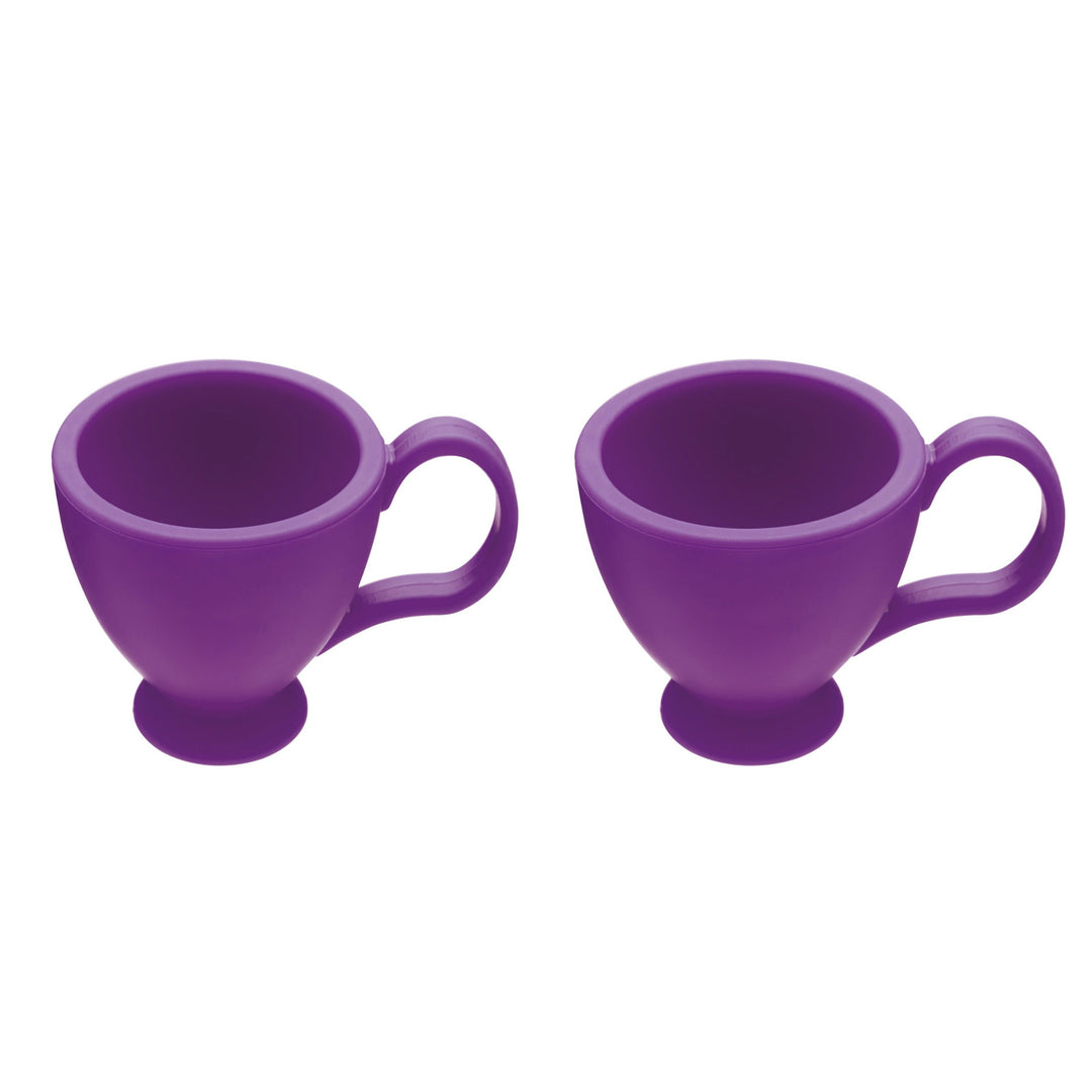 Colourworks Silicone Egg Cup Set - Purple