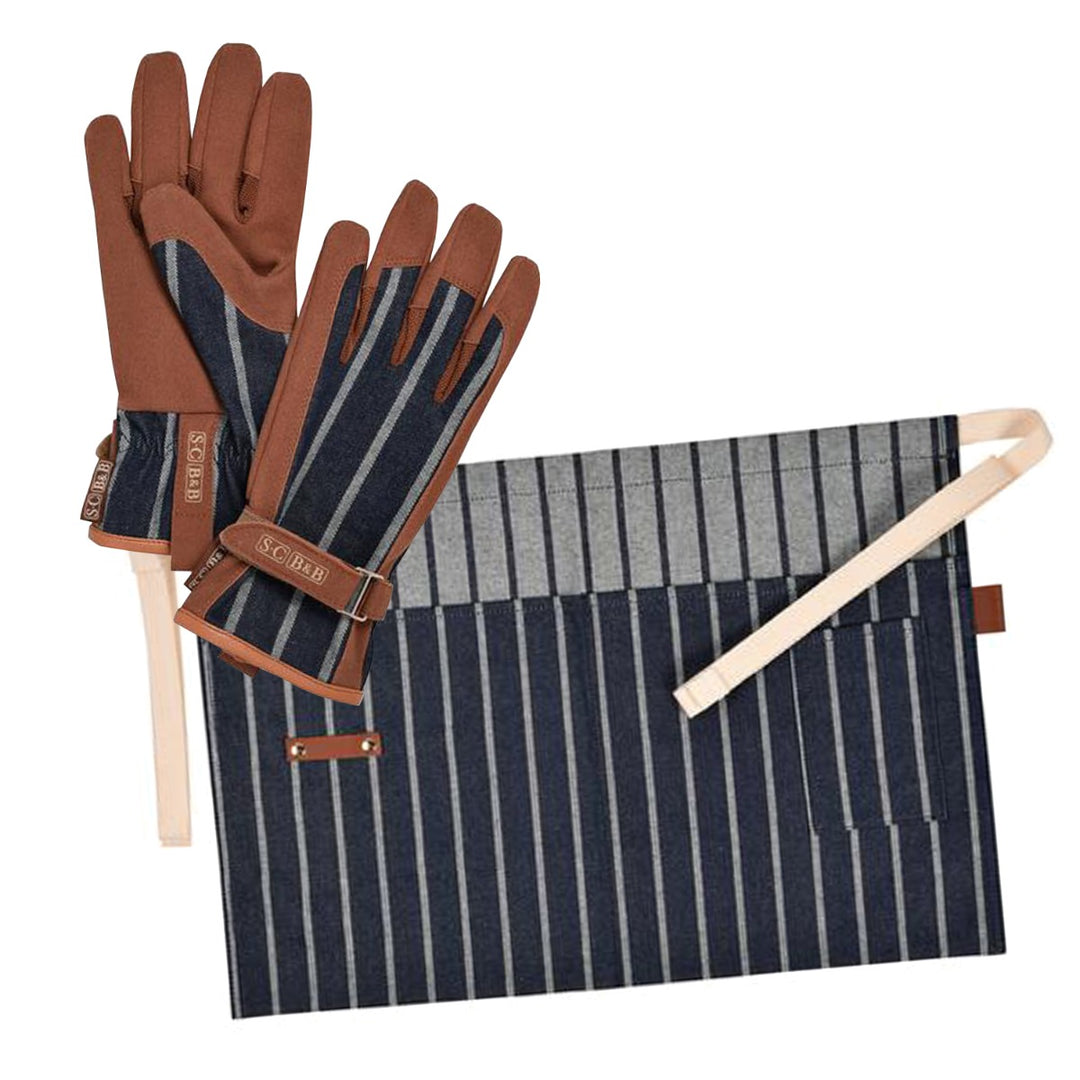 Sophie Conran Gloves & Waist Apron Set - Blue