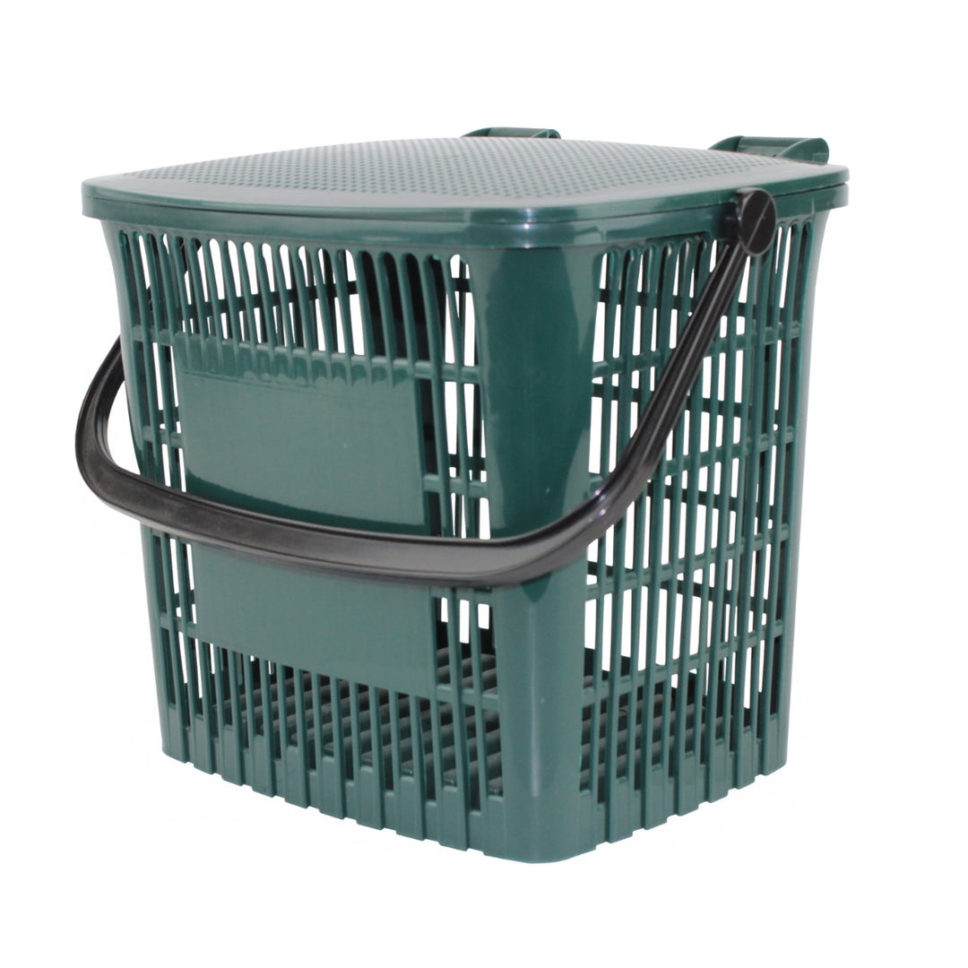 Green Fully Vented Kitchen Caddy - 7L Size