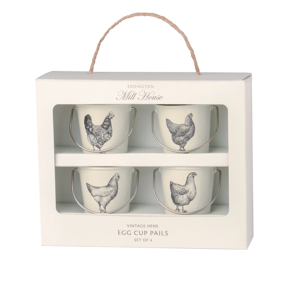 Eddingtons Cream Vintage Hens Egg Cup Set